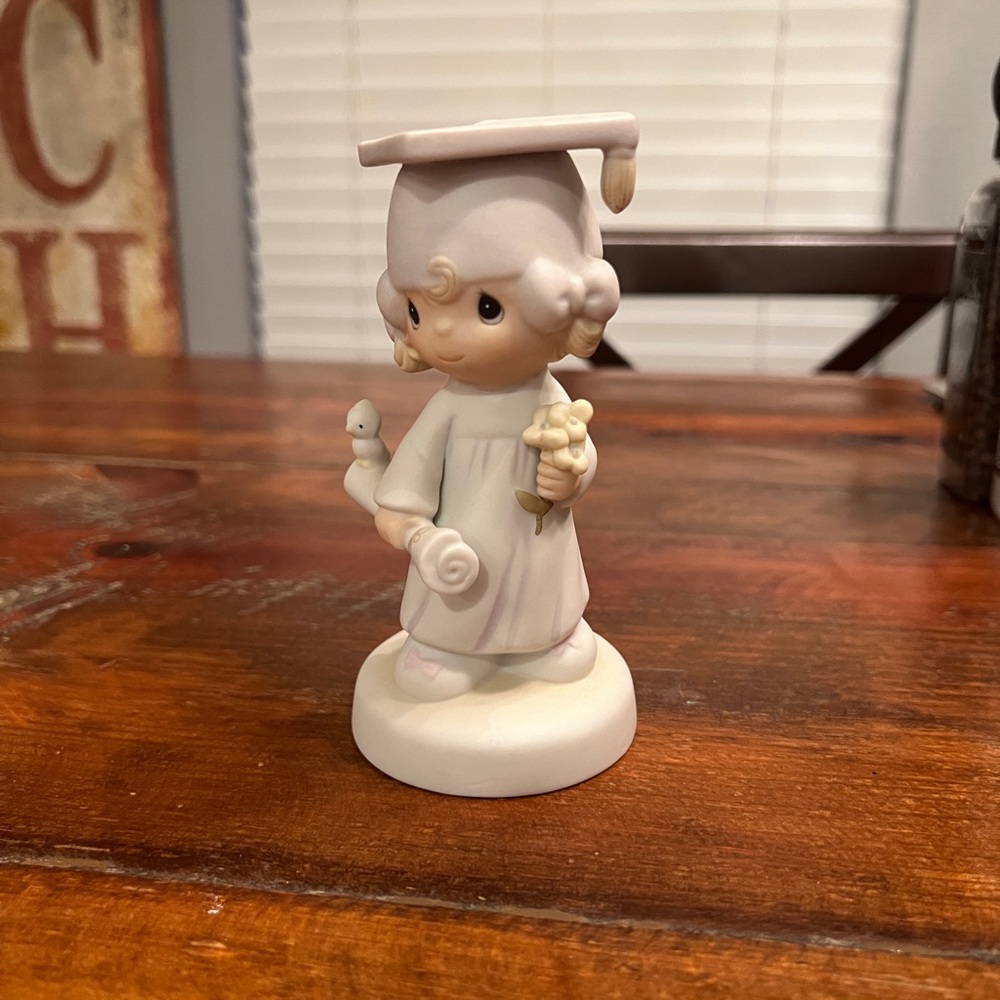 Graduation Figurine with Cap and Scroll
